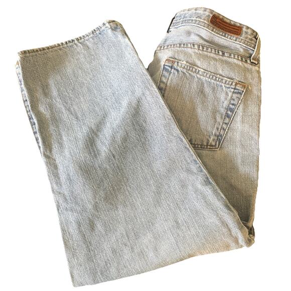 Vintage Polo Jeans Co Ralph Lauren Cropped Saturday Jeans Women’s Size 8 90’s - Picture 1 of 15